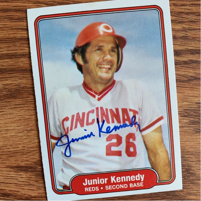Junior Kennedy TTM Autograph Success