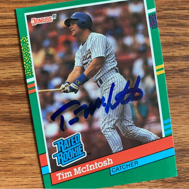 Tim McIntosh TTM Autograph Success