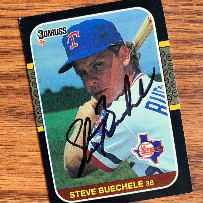 Steve Buechele TTM Autograph Success
