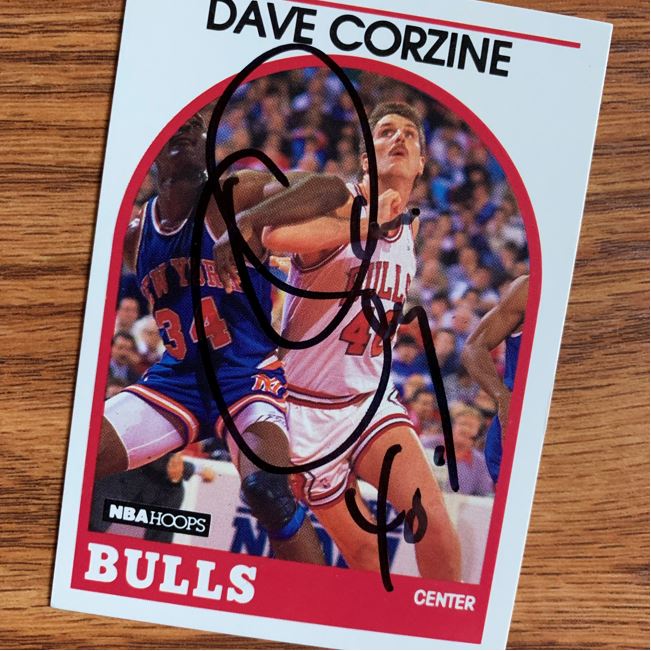 Dave Corzine TTM Autograph Success