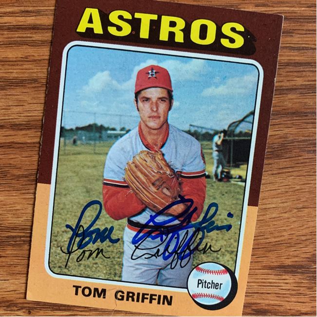 Tom Griffin TTM Autograph Success