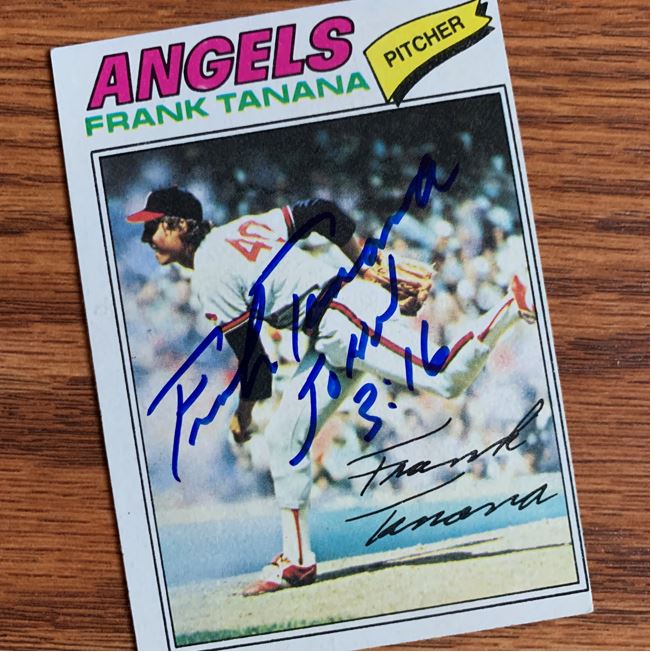 Frank Tanana TTM Autograph Success