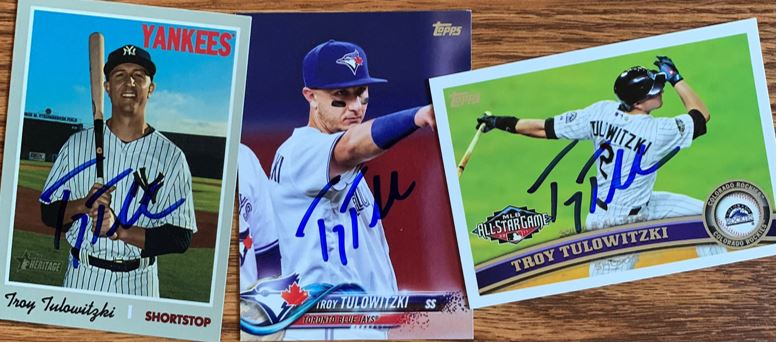 Troy Tulowitzki TTM Autograph Success