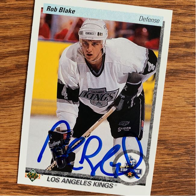 Rob Blake TTM Autograph Success