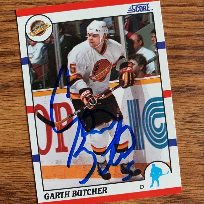 Garth Butcher TTM Autograph Success