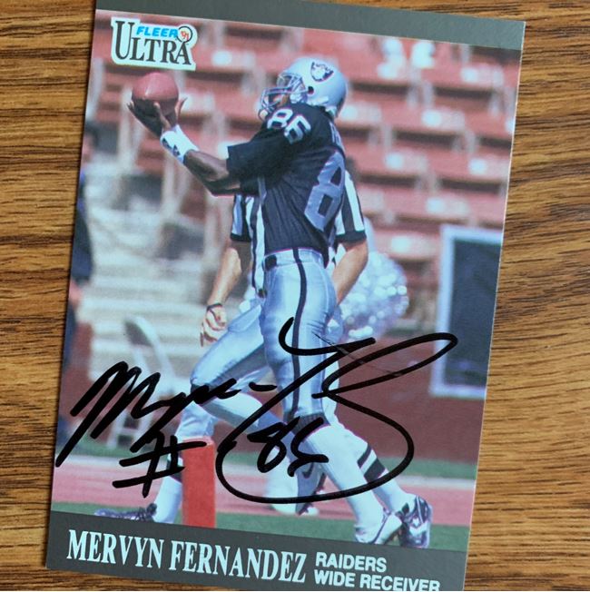 Mervyn Fernandez TTM Autograph Success