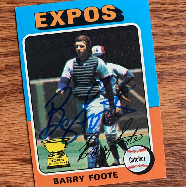 Barry Foote TTM Autograph Success
