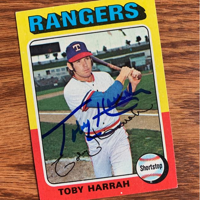 Toby Harrah TTM Autograph Success