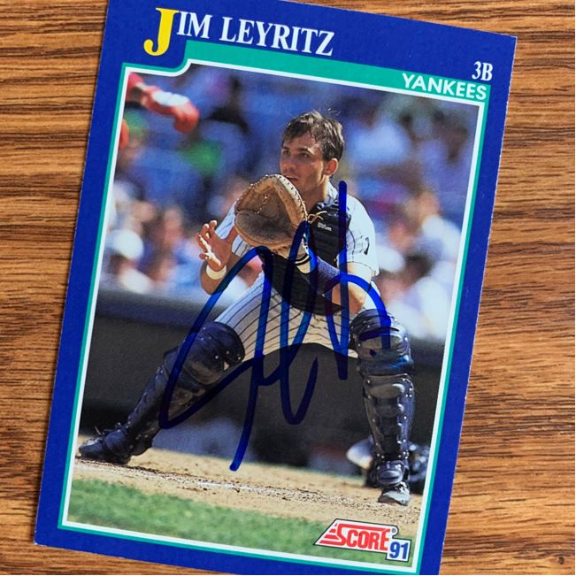 Jim Leyritz TTM Autograph Success