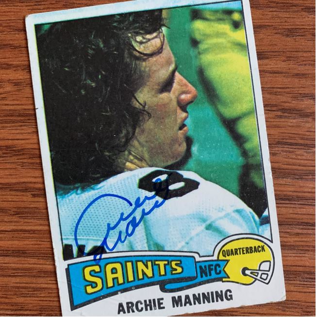 Archie Manning TTM Autograph Success