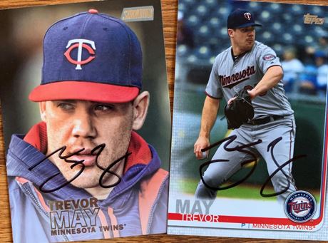 Trevor May TTM Autograph Success