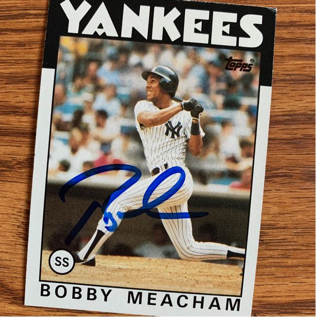 Bobby Meacham TTM Autograph Success