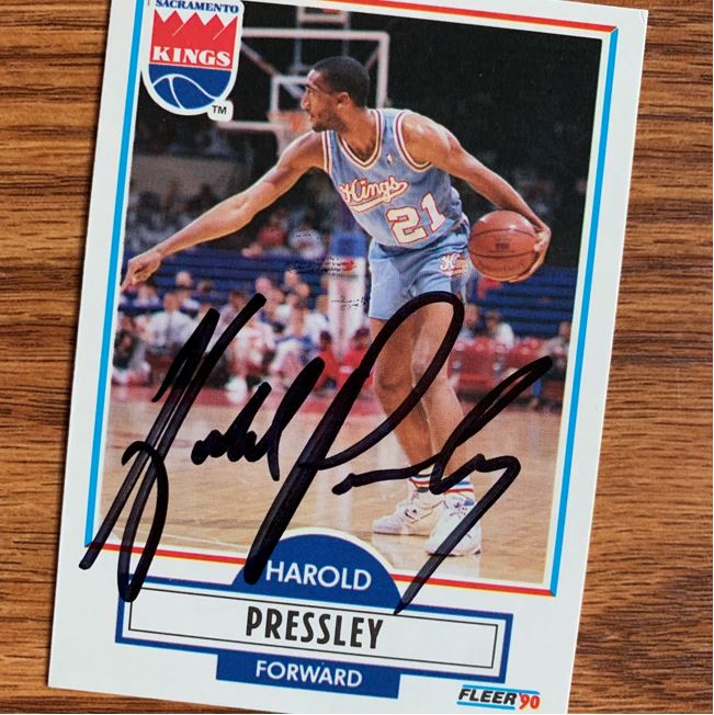 Harold Pressley TTM Autograph Success