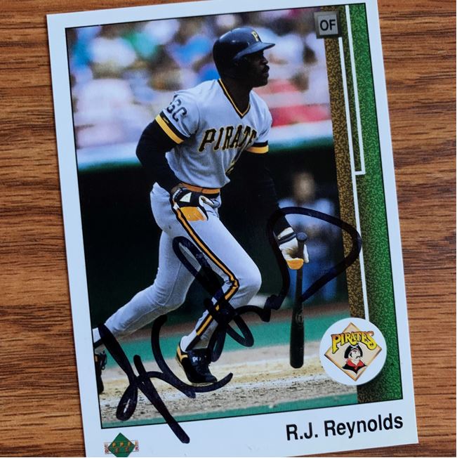RJ Reynolds TTM Autograph Success
