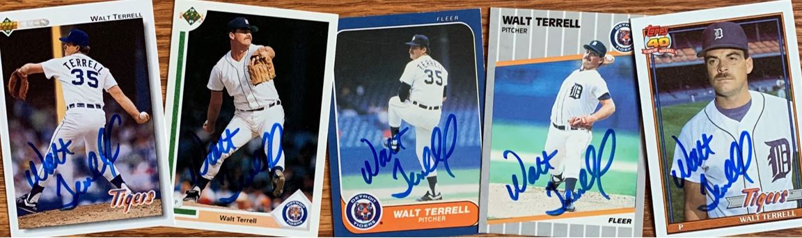 Walt Terrell TTM Autograph Success
