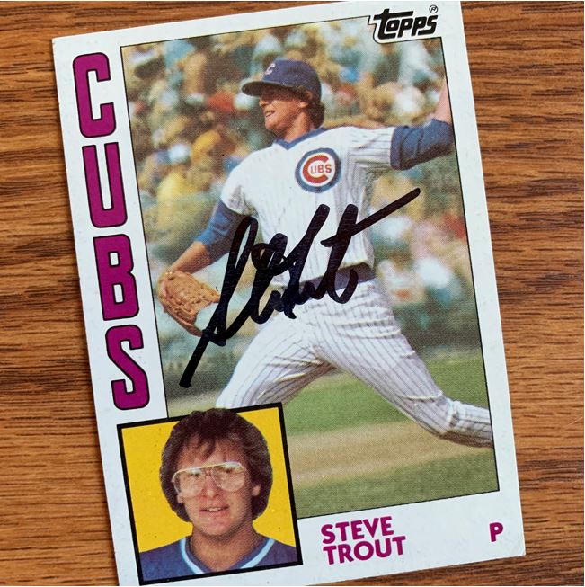 Steve Trout TTM Autograph Success
