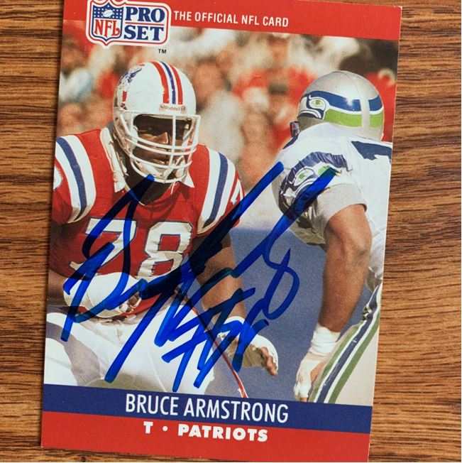 Bruce Armstrong TTM Autograph Success