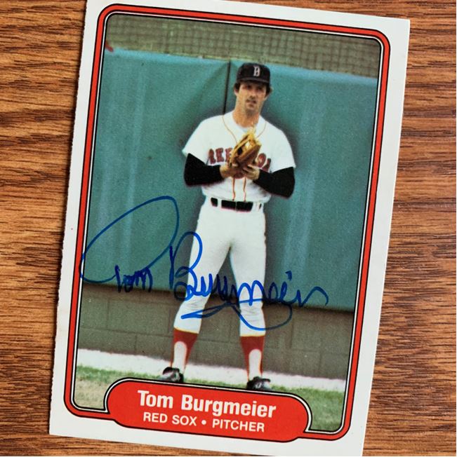 Tom Burgmeier TTM Autograph Success
