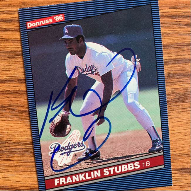 Franklin Stubbs TTM Autograph Success