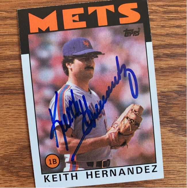 Keith Hernandez TTM Autograph Success