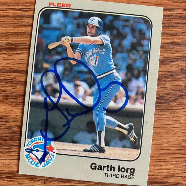 Garth Iorg TTM Autograph Success
