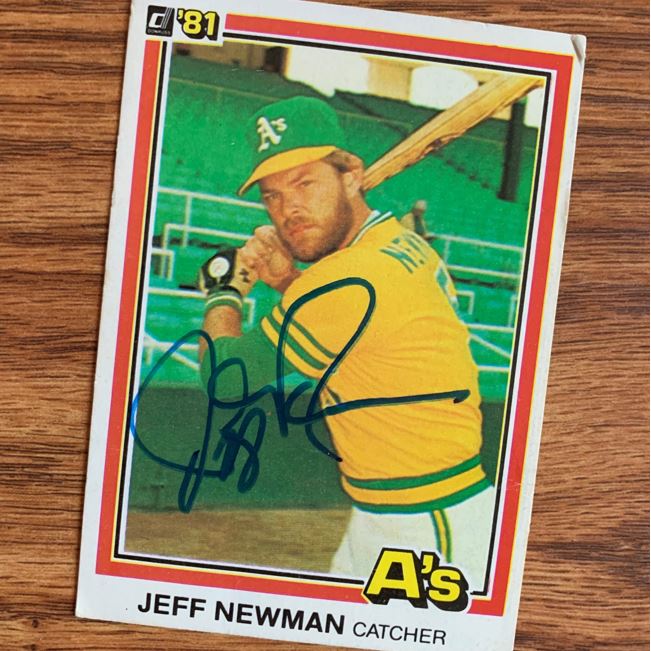 Jeff Newman TTM Autograph Success