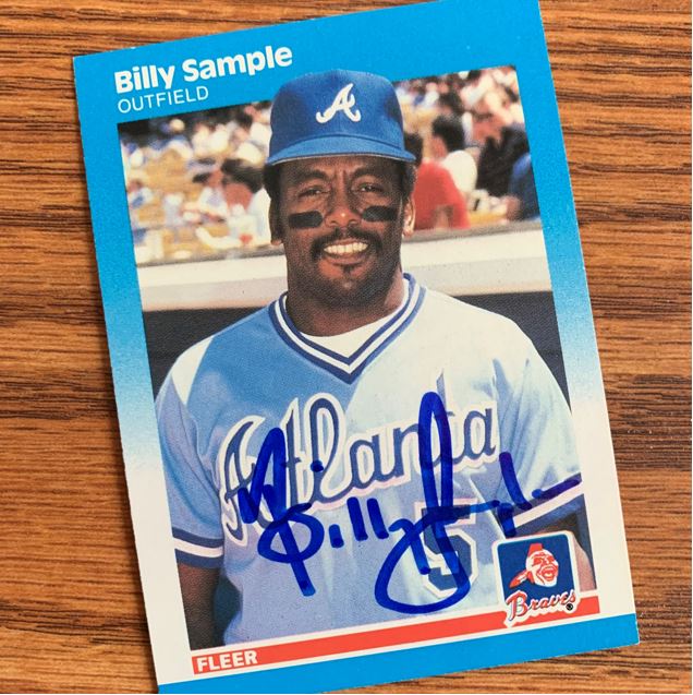 Billy Sample TTM Autograph Success