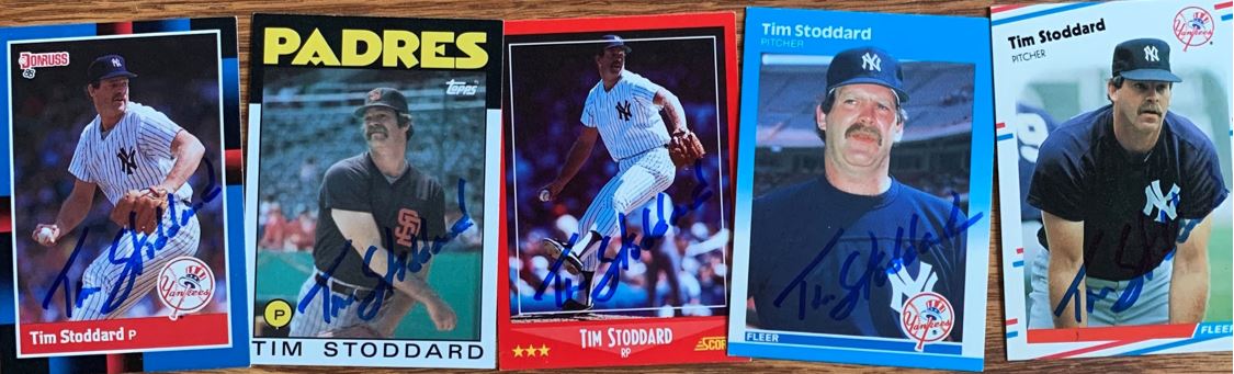 Tim Stoddard TTM Autograph Success