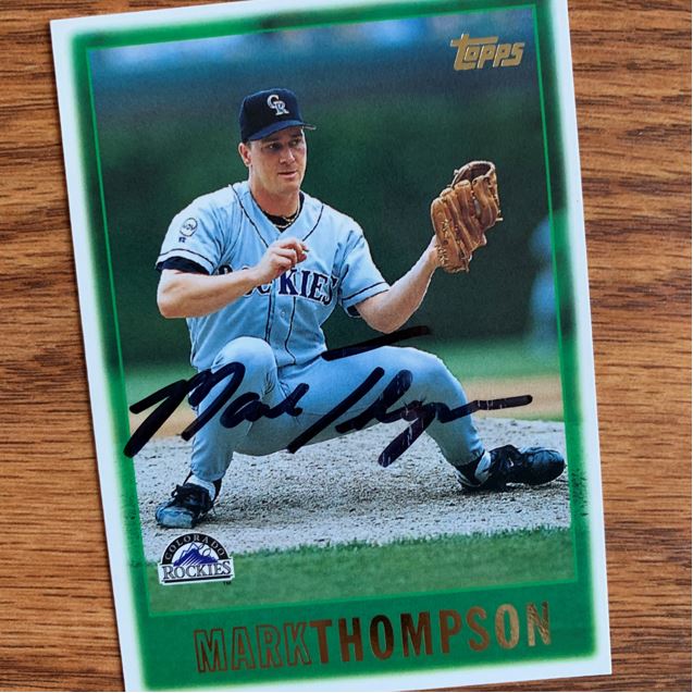 Mark Thompson TTM Autograph Success