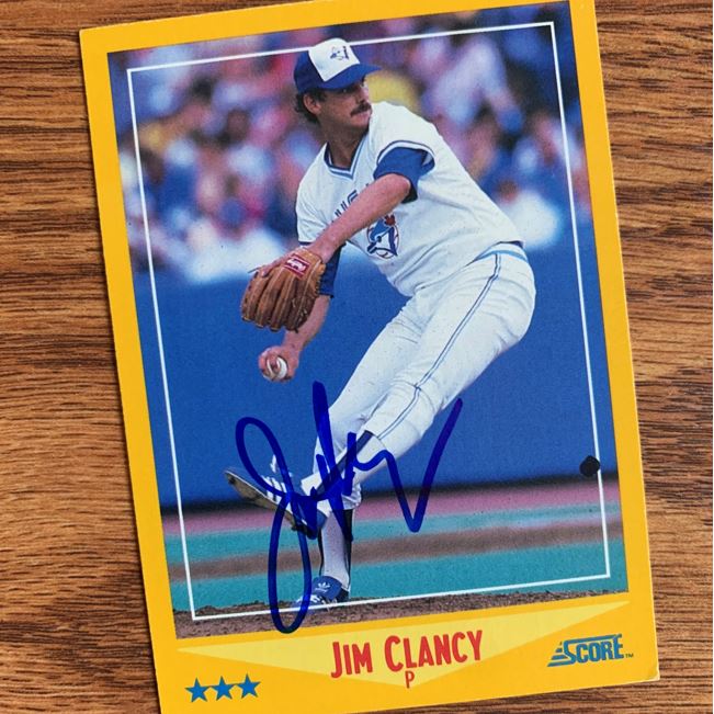 Jim Clancy TTM Autograph Success