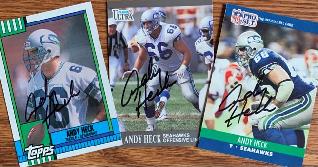 Andy Heck TTM Autograph Success