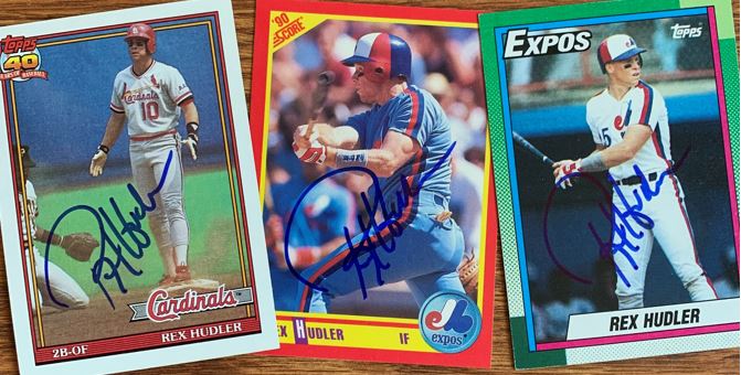 Rex Hudler TTM Autograph Success