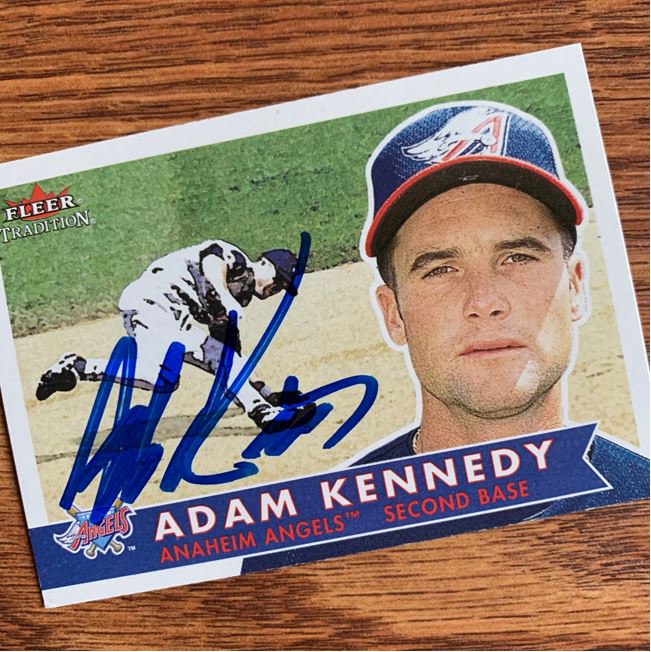 Adam Kennedy TTM Autograph Success