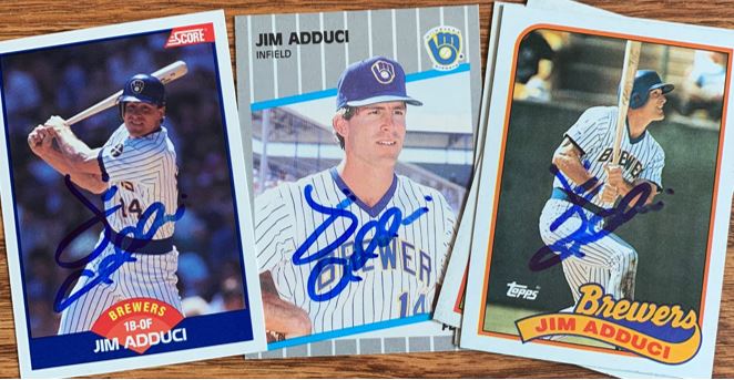 Jim Adduci TTM Autograph Success