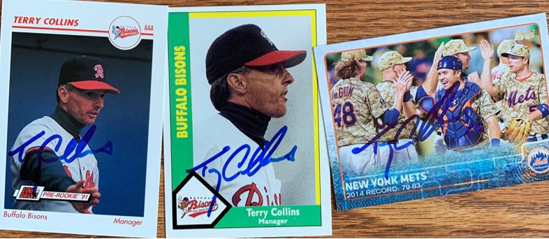 Terry Collins TTM Autograph Success