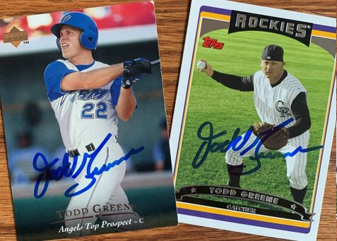 Todd Greene TTM Autograph Success