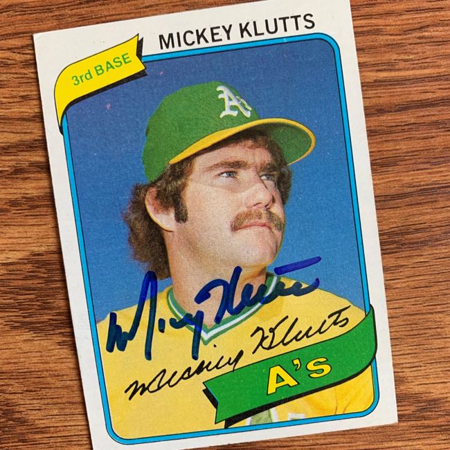 Mickey Klutts TTM Autograph Success