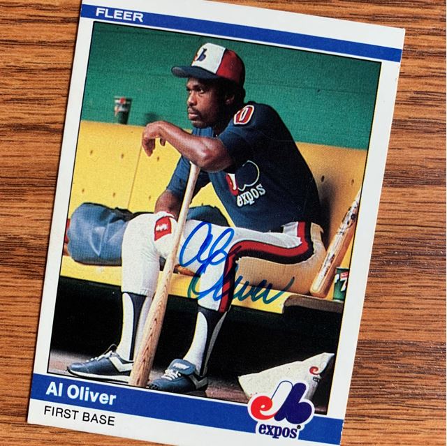 Al Oliver TTM Autograph Success