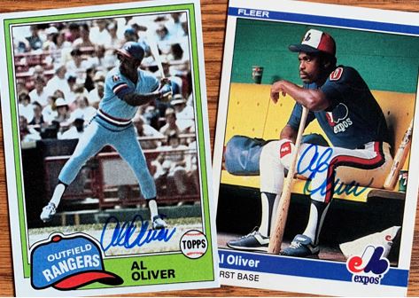 Al Oliver TTM Autograph Success