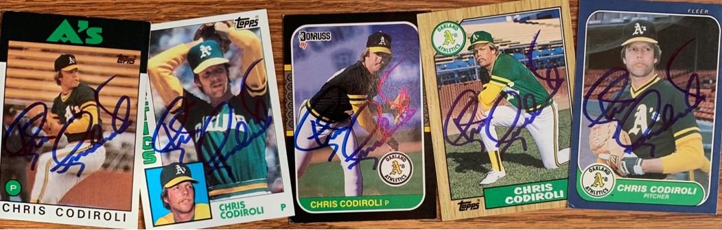 Chris Codiroli TTM Autograph Success