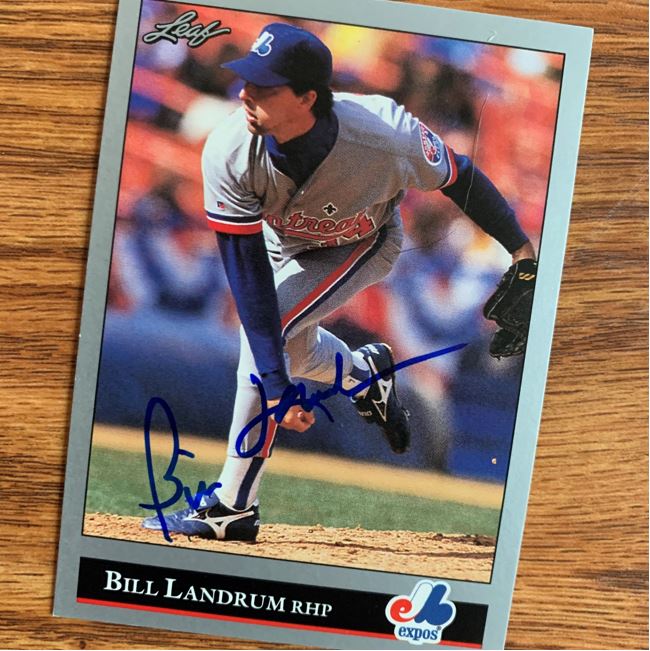 Bill Landrum TTM Autograph Success