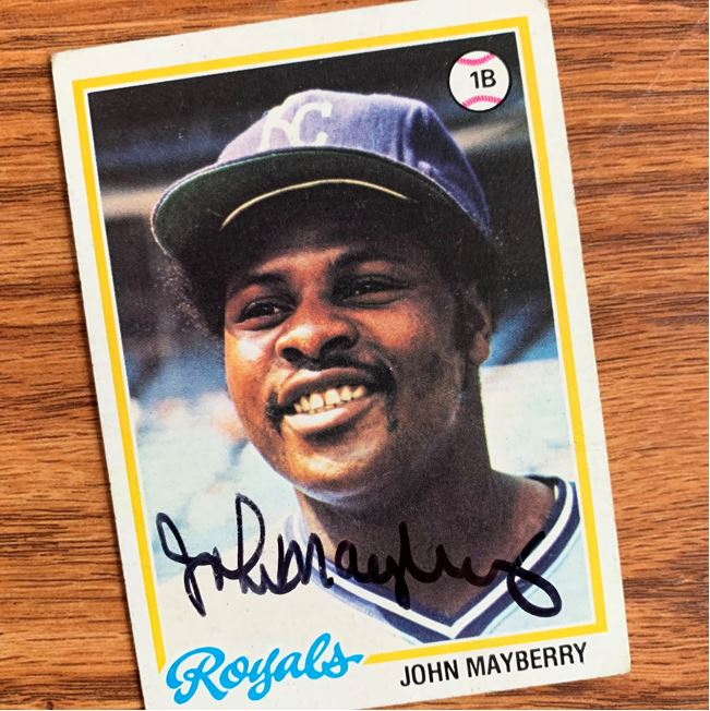 John Mayberry TTM Autograph Success