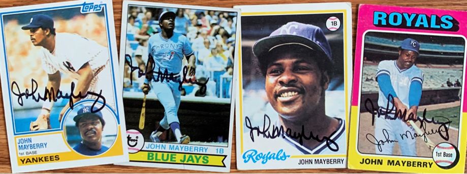 John Mayberry TTM Autograph Success