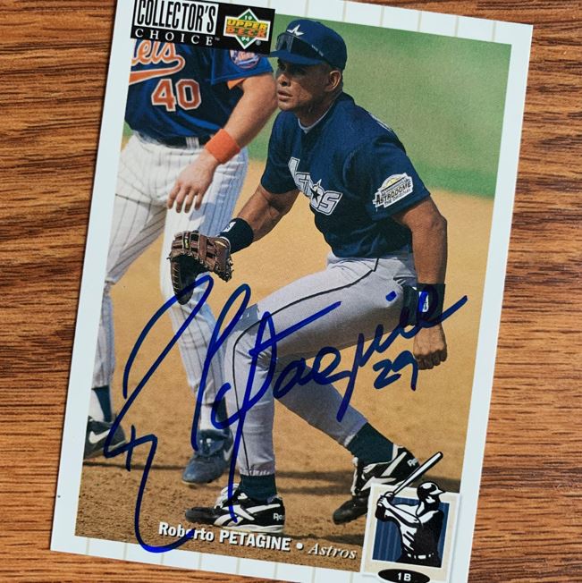 Roberto Petagine TTM Autograph Success