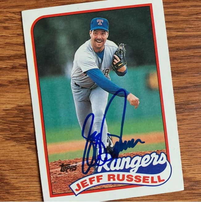 Jeff Russell TTM Autograph Success