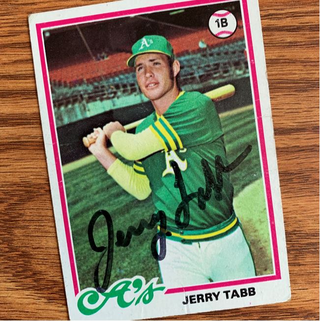 Jerry Tabb TTM Autograph Success