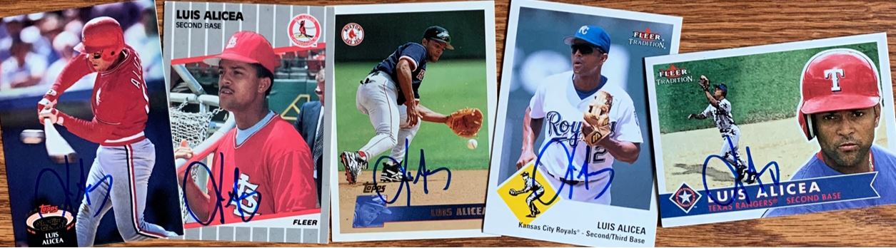 Luis Alicea TTM Autograph Success