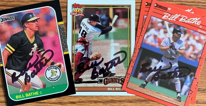 Bill Bathe TTM Autograph Success