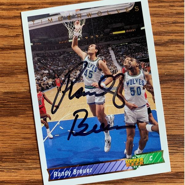 Randy Breuer TTM Autograph Success