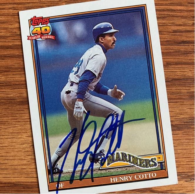 Henry Cotto TTM Autograph Success